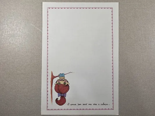 Papel de carta Menininhas - 2470