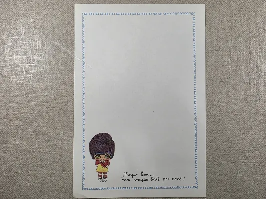 Papel de carta Menininhas - 2472