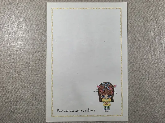 Papel de carta Menininhas - 2475