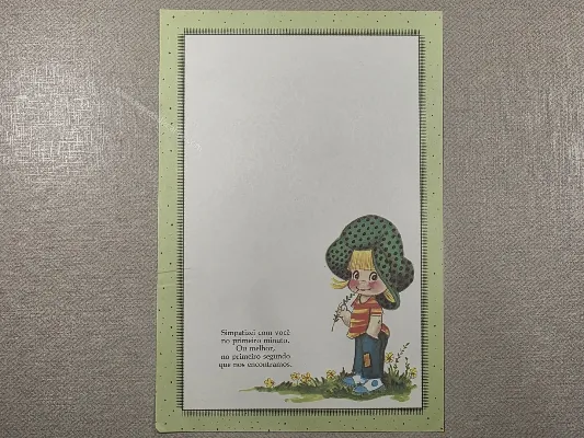 Papel de carta Menininhas - 2482