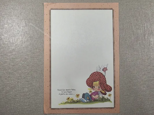 Papel de carta Menininhas - 2483