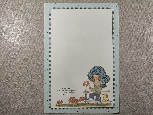 Papel de carta Menininhas - 2484