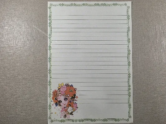 Papel de carta Menininhas - 2487