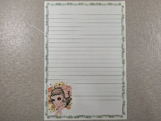 Papel de carta Menininhas - 2489