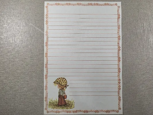 Papel de carta Menininhas - 2495