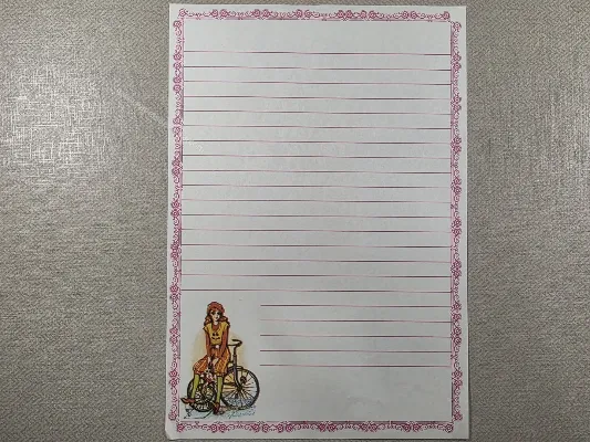 Papel de carta Menininhas - 2496