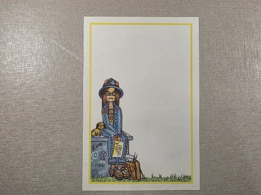 Papel de carta Menininhas - 2498