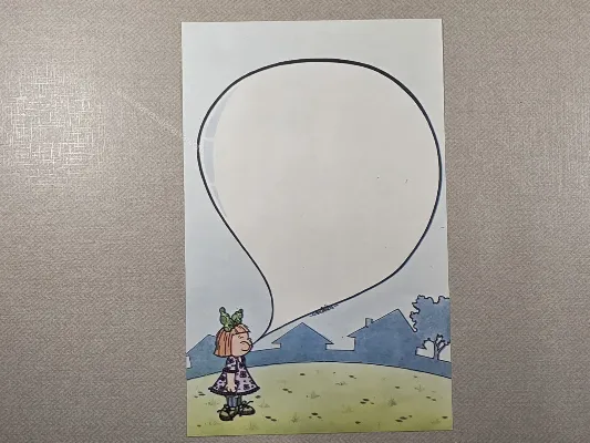 Papel de carta Menininhas - 2499