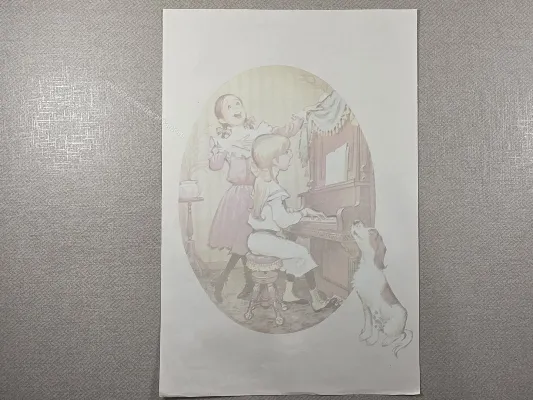 Papel de carta Menininhas - 2505