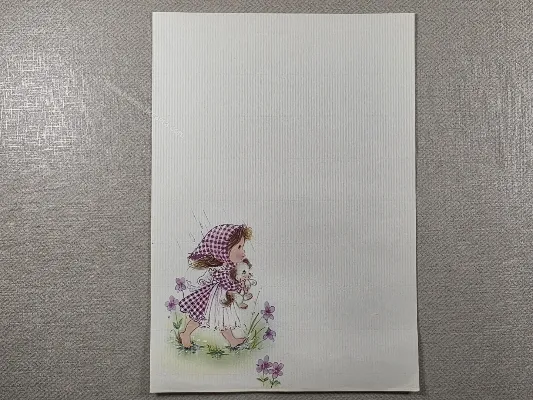 Papel de carta Menininhas - 2506
