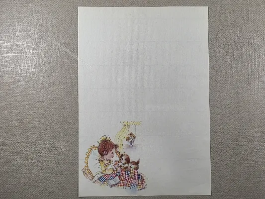 Papel de carta Menininhas - 2507