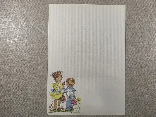 Papel de carta Menininhas - 2511