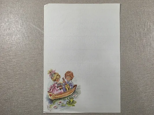 Papel de carta Menininhas - 2512