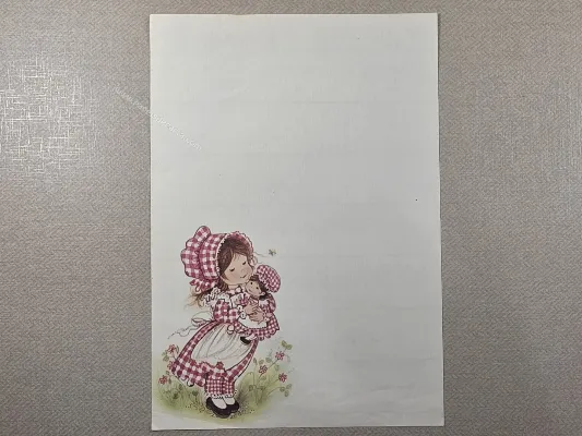 Papel de carta Menininhas - 2516