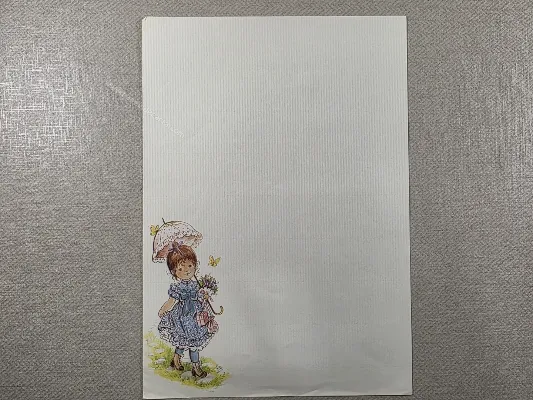 Papel de carta Menininhas - 2517