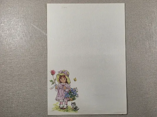 Papel de carta Menininhas - 2519