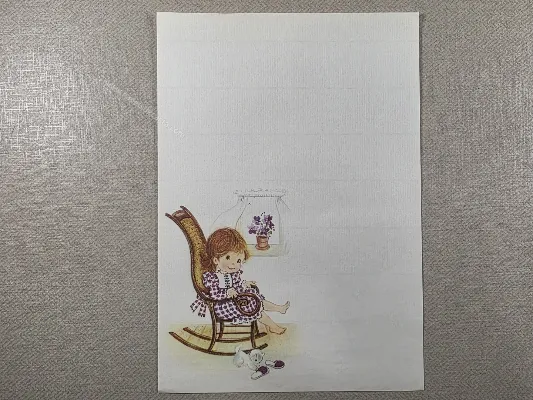 Papel de carta Menininhas - 2520