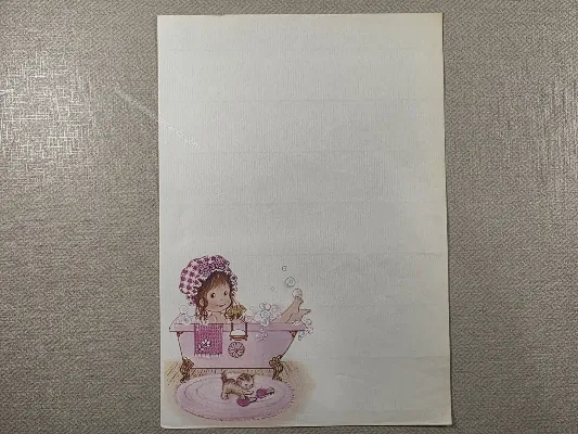 Papel de carta Menininhas - 2521
