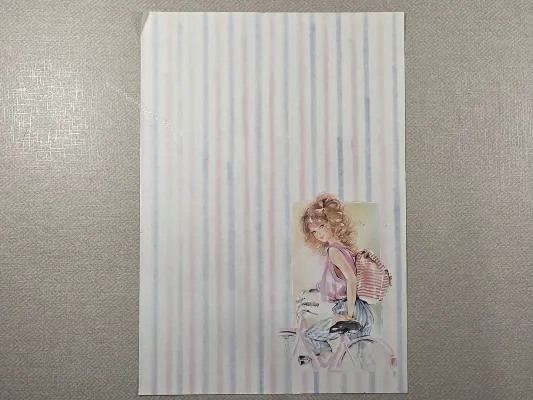 Papel de carta Menininhas - 2524