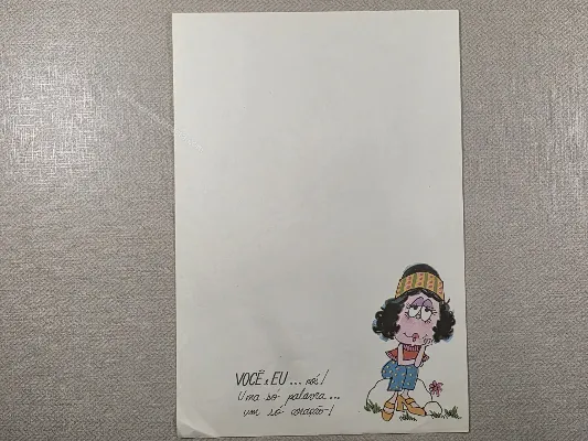 Papel de carta Menininhas - 2527