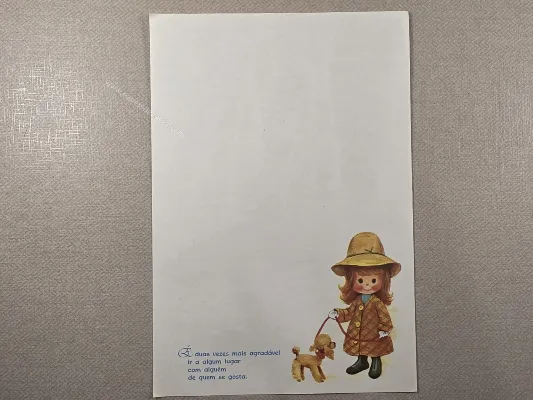 Papel de carta Menininhas - 2530