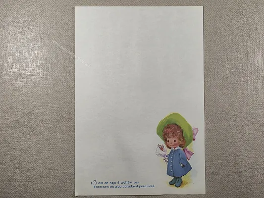 Papel de carta Menininhas - 2531