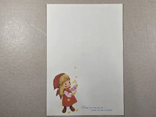 Papel de carta Menininhas - 2532