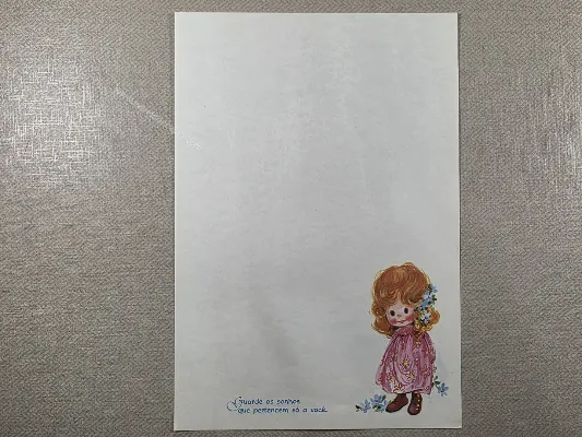 Papel de carta Menininhas - 2535