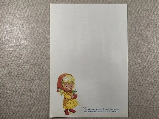 Papel de carta Menininhas - 2536