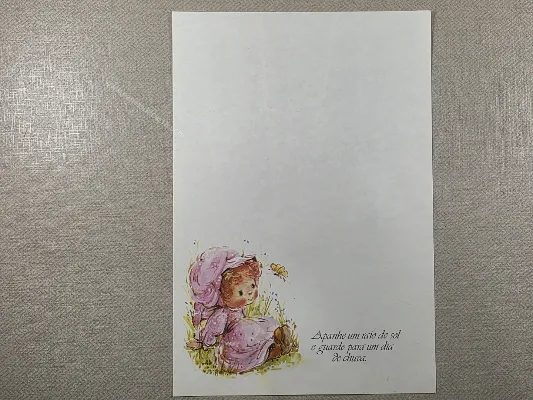 Papel de carta Menininhas - 2537