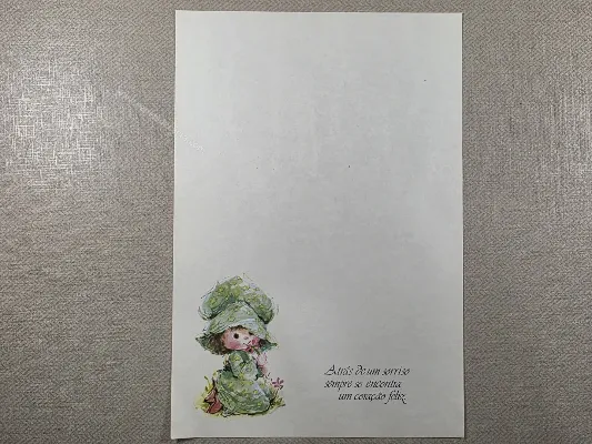 Papel de carta Menininhas - 2538