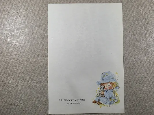 Papel de carta Menininhas - 2539