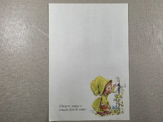 Papel de carta Menininhas - 2541