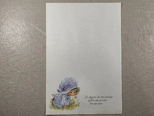Papel de carta Menininhas - 2544