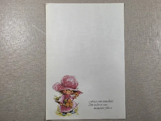 Papel de carta Menininhas - 2545