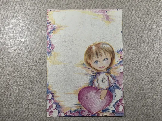 Papel de carta Menininhas - 2547