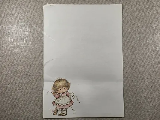 Papel de carta Menininhas - 2549