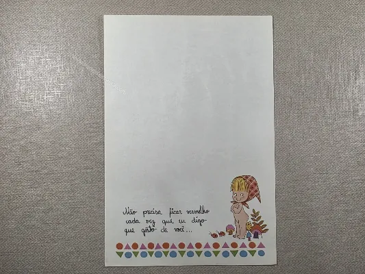 Papel de carta Menininhas - 2550