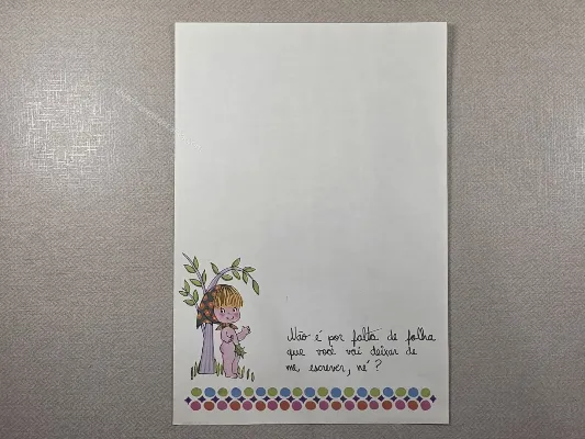 Papel de carta Menininhas - 2551
