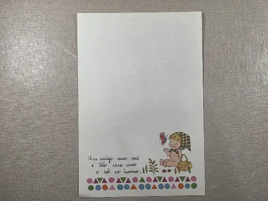 Papel de carta Menininhas - 2557