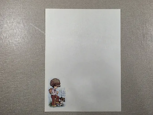Papel de carta Menininhas - 2567