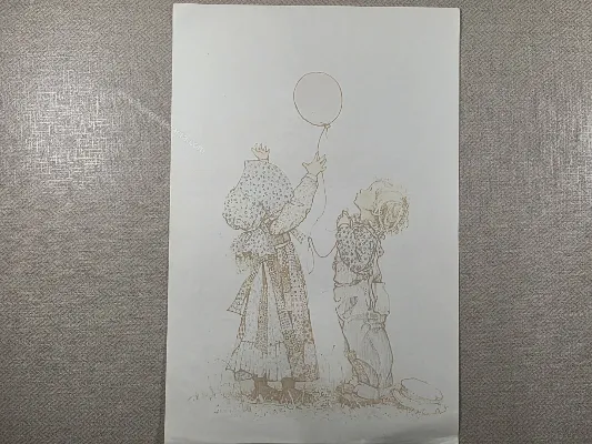 Papel de carta Menininhas - 2576