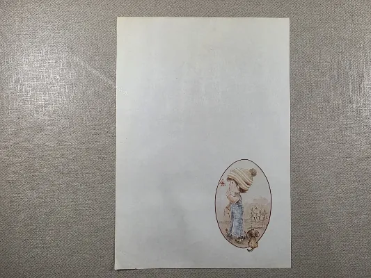 Papel de carta Menininhas - 2577