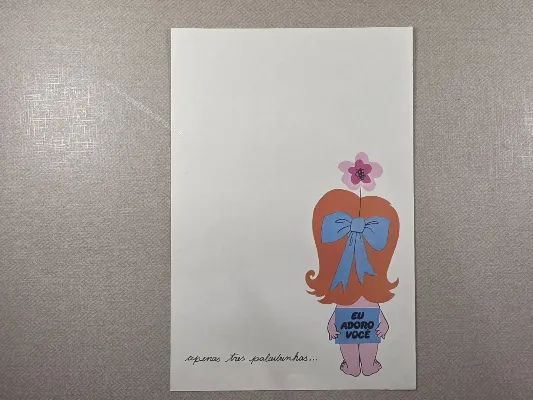 Papel de carta Menininhas - 2587