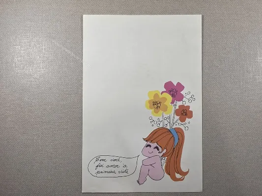 Papel de carta Menininhas - 2589