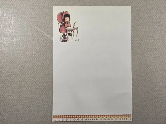 Papel de carta Menininhas - 2596