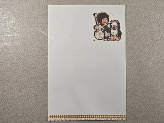 Papel de carta Menininhas - 2597