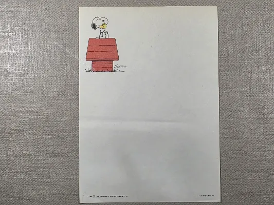 Papel de carta do Snoopy 72