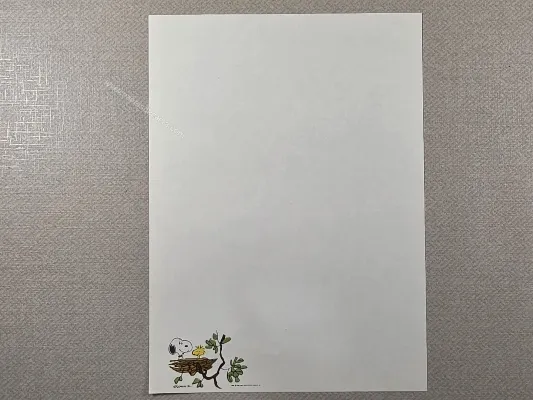 Papel de carta do Snoopy 73