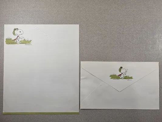 Papel de carta do Snoopy 75